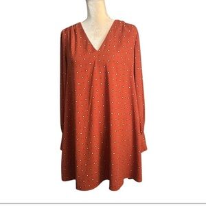 A New Day Long Sleeve A-line burnt Orange Dress
Women Size S